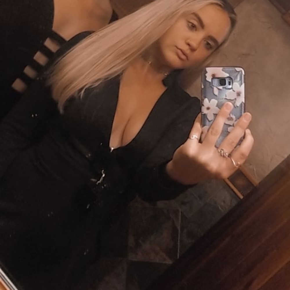 Black Plunging Neck Romper